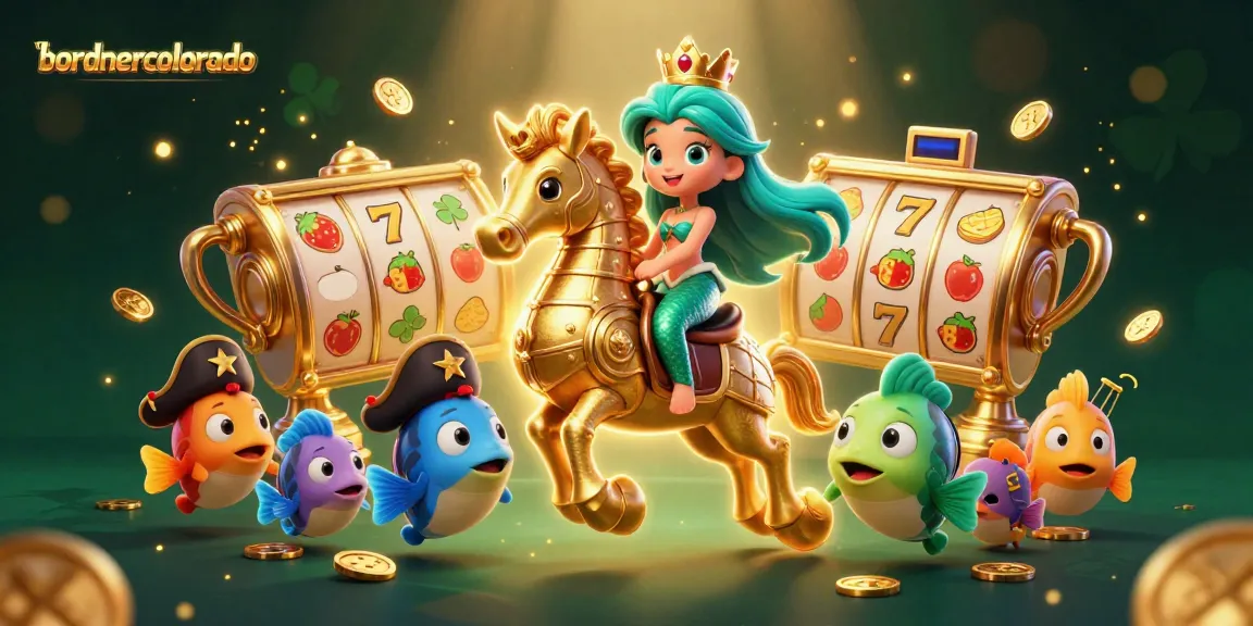 Experience thrilling jackpots with bordnercolorado's vibrant mermaid-themed casino adventure.