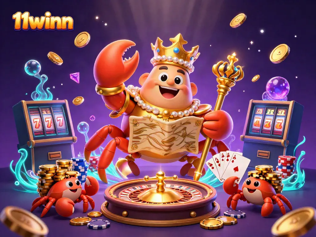 Experience thrilling gameplay at 11winn with a colorful casino scene showcasing vibrant characters and dynamic elements.